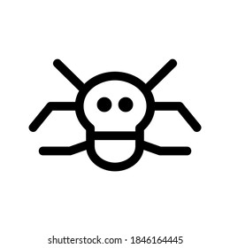Malware icon or logo isolated sign symbol vector illustration - high quality black style vector icons
