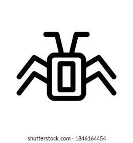Malware icon or logo isolated sign symbol vector illustration - high quality black style vector icons
