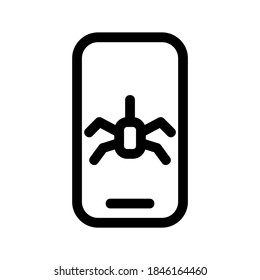 Malware icon or logo isolated sign symbol vector illustration - high quality black style vector icons
