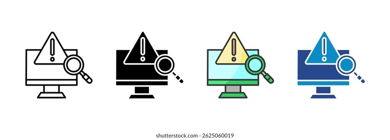 Malware Icon Set Multiple Style Collection