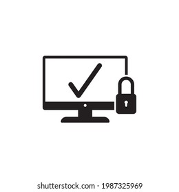 malware icon vector,computer virus icon vector