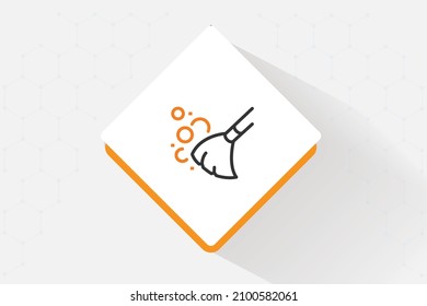 Malware Scan and Clean icon vector design