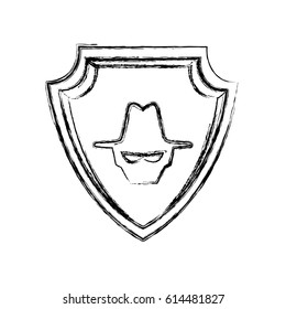 malware spyware head shield crest