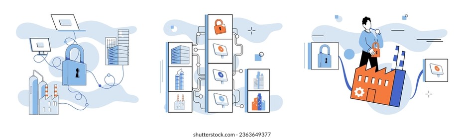 Malware spyware virus. Vector illustration. Hacking attempts on internet are constant concern Spam emails often contain malware and phishing attempts Online safety relies on robust security systems