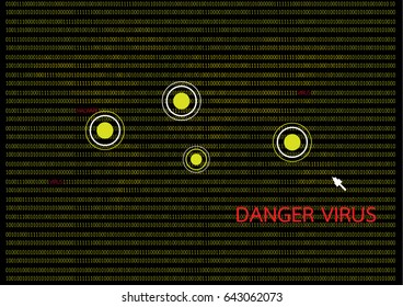 malware virus computer system danger war cyber