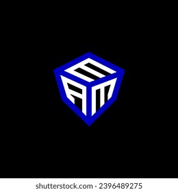 Diseño vectorial de la letra MAM, MAM, logotipo sencillo y moderno. MAM diseño de alfabetos lujosos  