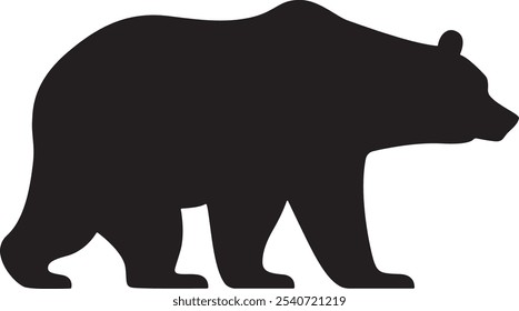 Mama Bear isolated on white background