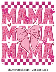 Mama Coquette , Retro Valentine PNG, Coquette Valentine Designs, Love You Cherry Much, Christian Pink PNG, Pink Coquette Aesthetic, XOXO Valentine PNG, Shirt Print Template