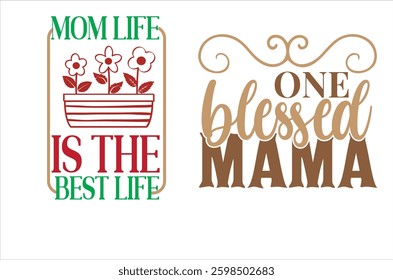Mama of Drama #Girlmom - Mother's Day T-shirt Design, Hand drawn lettering phrase, Handmade calligraphy vector illustration,  for Cutting Machine, Silhouette Cameo, Cricut.