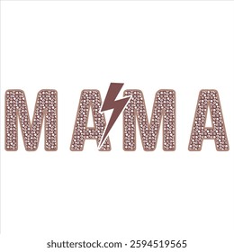 Mama Leopard  Mother’s Day Funny T-shirt Design T-Shirt Design