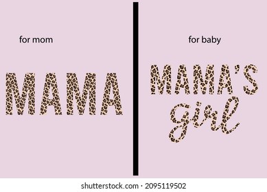 Mama and Mama's girl Matching Shirt