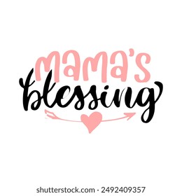 Mama And Me Lettering Quotes. Vector cute typography for baby girl or boy. Mom life calligraphy. Text design for cards and clothes. Mommy and me cartoon illustration.