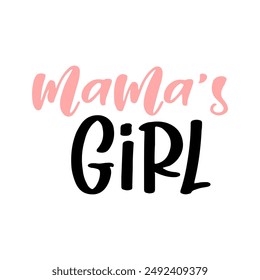 Mama And Me Lettering Quotes. Vector cute typography for baby girl or boy. Mom life calligraphy. Text design for cards and clothes. Mommy and me cartoon illustration.