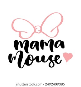 Mama And Me Lettering Quotes. Vector cute typography for baby girl or boy. Mom life calligraphy. Text design for cards and clothes. Mommy and me cartoon illustration.