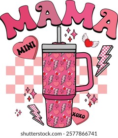 Mama Mini Love Tumbler Valentine