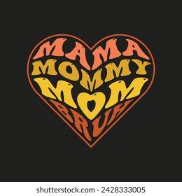 Mama mommy mom bruh custom typography design, mom t shirt design