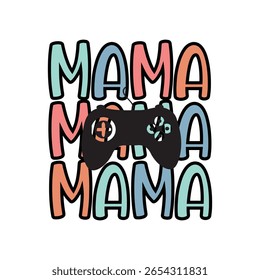Mamãe mães dia design parches para camisetas e outros usos

