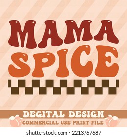 mama spice,t shirt design,vector file.