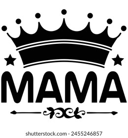 diseño de camiseta mama, archivo de Vector