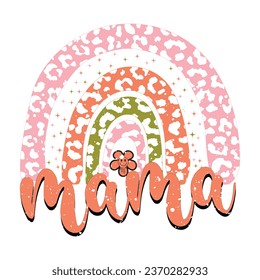 Mama- Mama T-shirt design for Mom Lover With Vector.