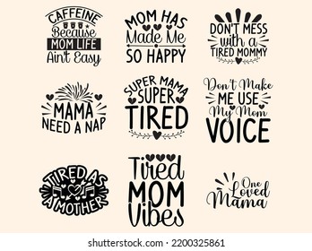 Mama t-shirt design  vector file