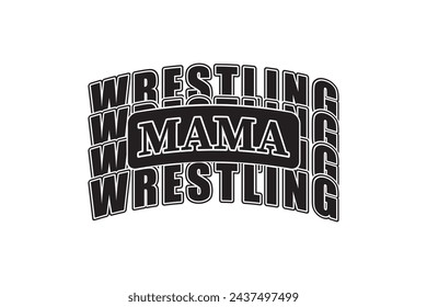 Mama Varsity EPS T-shirt, Baseball Mama T-shirt