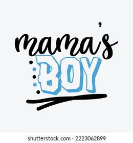 Mama's Boy Svg Cricut Cutting Files
