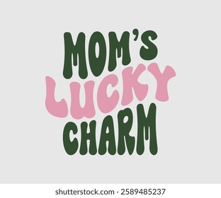 Mom’s, Mama's Lucky Charm, T shirt, Happy St Patrick Day Design, Patrick's Day Saying, Shamrock Eps, Pinches Eps, Irish Eps, Funny St Patrick's, Instant Download