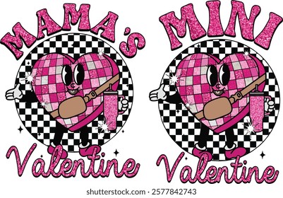 Mama's And Mini Heart Valentine