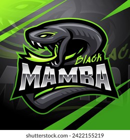 Mamba esport mascot logo design