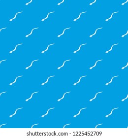Mamba snake pattern vector seamless blue repeat for any use