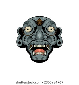 MAMMAL HORROR DESIGN GHOST FACE HEAD