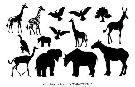 Mammal Silhouette Animal Silhouette Vector