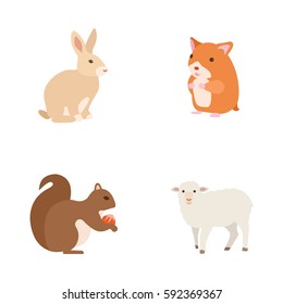 Mammals vector icons