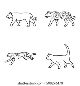 Mammals vector icons