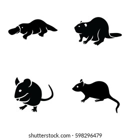 Mammals vector icons