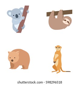 Mammals vector icons