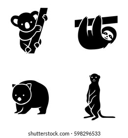 Mammals vector icons