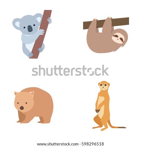 Mammals vector icons