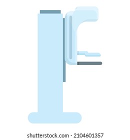 Mammography machine icon cartoon vector. Breast mammogram. Clinic cancer