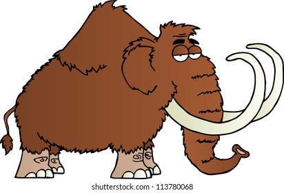 Mammoth Cartoon Character