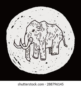 Mammoth doodle