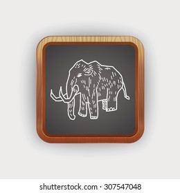 Mammoth doodle