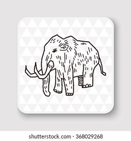 Mammoth doodle