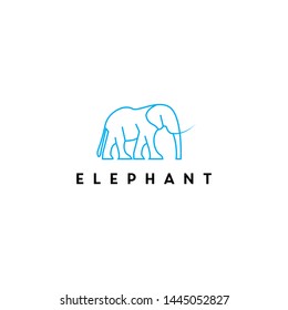 mammoth elephant logo vector icon illustration inspiration