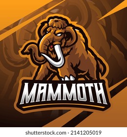 Mammoth esport mascot logo design