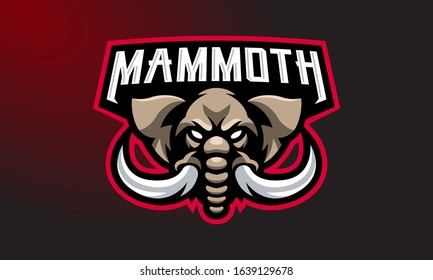 Mammoth Esports Mascot Logo Design-08