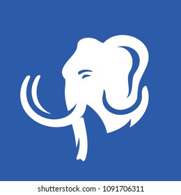 Mammoth head sign