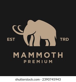 Mammoth icon design icon illustration template