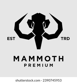 Mammoth icon design icon illustration template